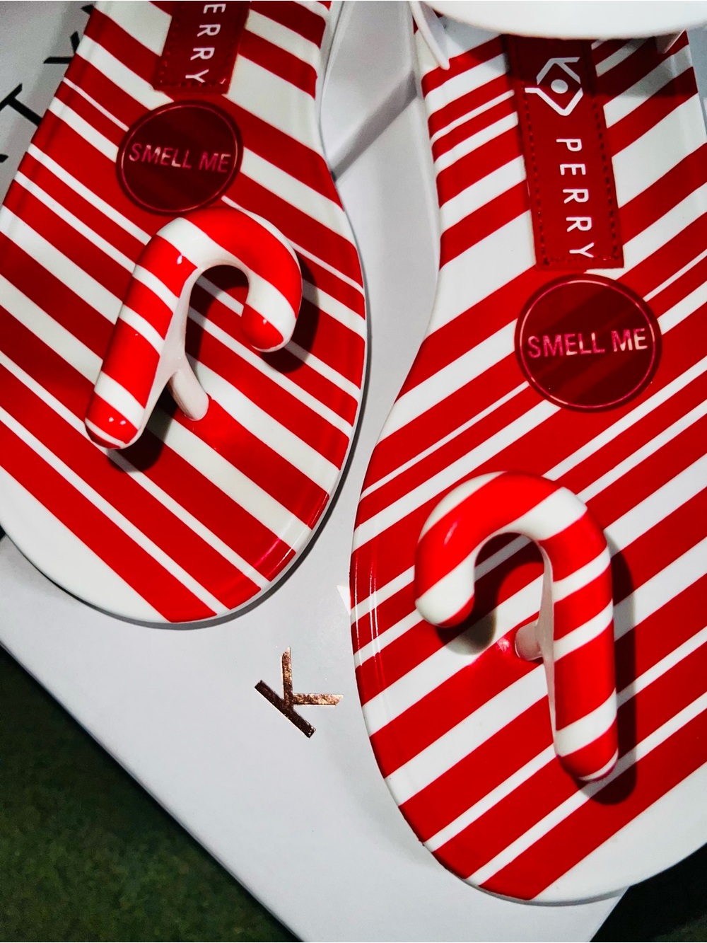 Katy Perry The Geli Candy Cane Sandals Size 6 - Picture 3 of 7